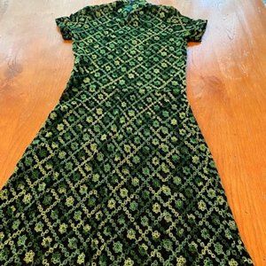 Only Hearts X-Small Black/Green Dress